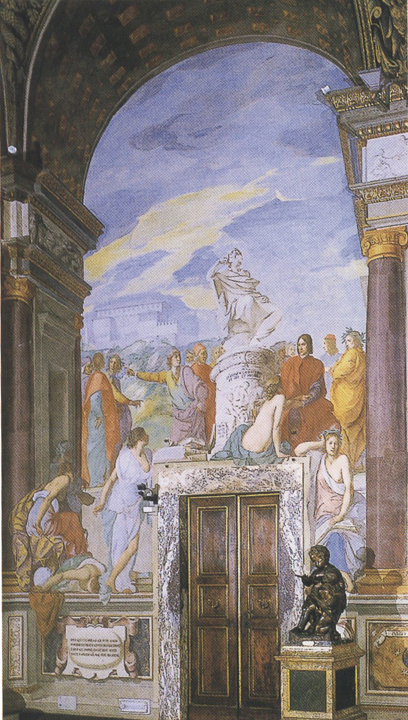 Francesco Furini,Lorenzo the Magnificent and the Platonic Academy in the Villa of Careggi (mk36)